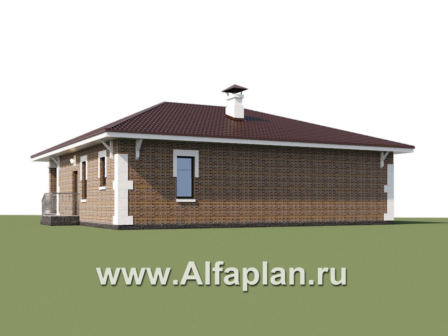 Проекты домов Альфаплан - Дом для отдыха (SPA-комплекс) с бассейном - дополнительное изображение №1