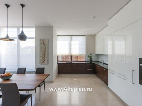 Проекты домов Альфаплан - «Современник» с панорамными окнами - превью дополнительного изображения №6