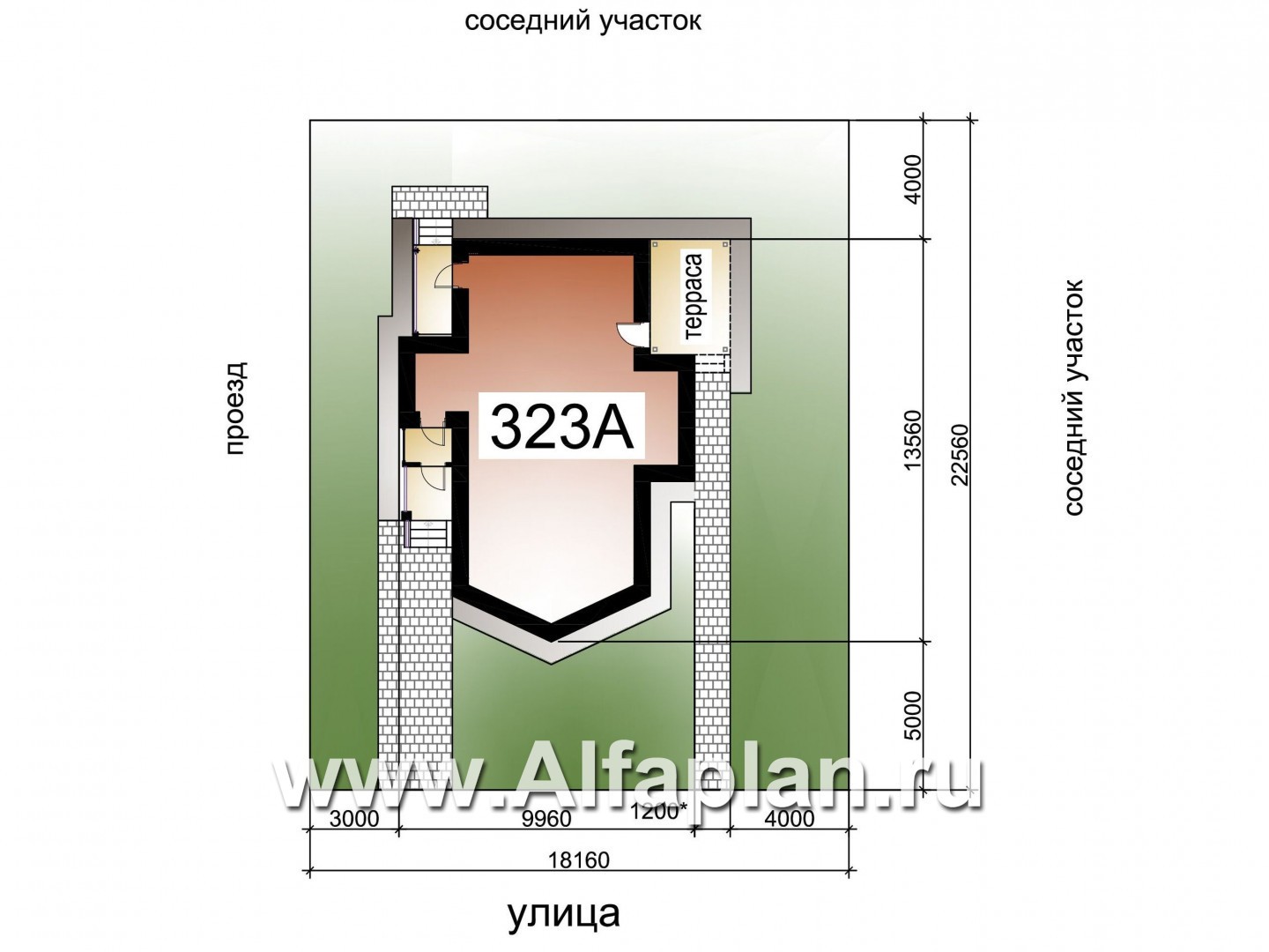 Проекты домов Альфаплан - «Якорь» - эффектный коттедж с оригинальным эркером - дополнительное изображение №3