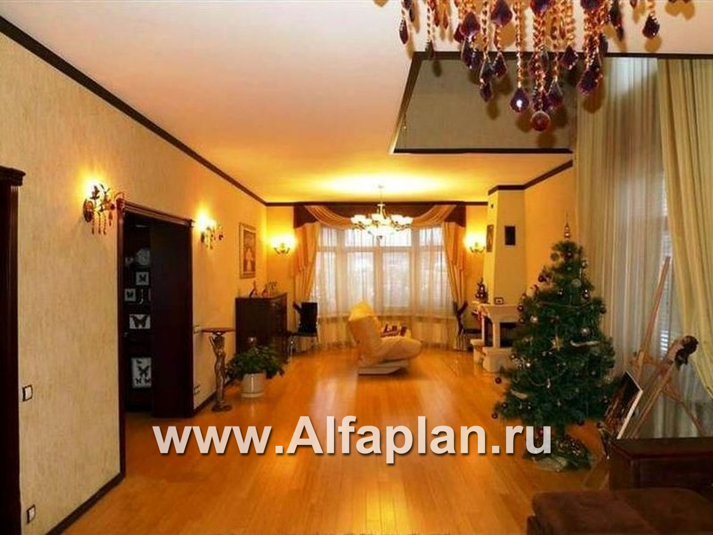 Проекты домов Альфаплан - «Ретростилиса Плюс» - удобный дом с цокольным этажом - дополнительное изображение №10